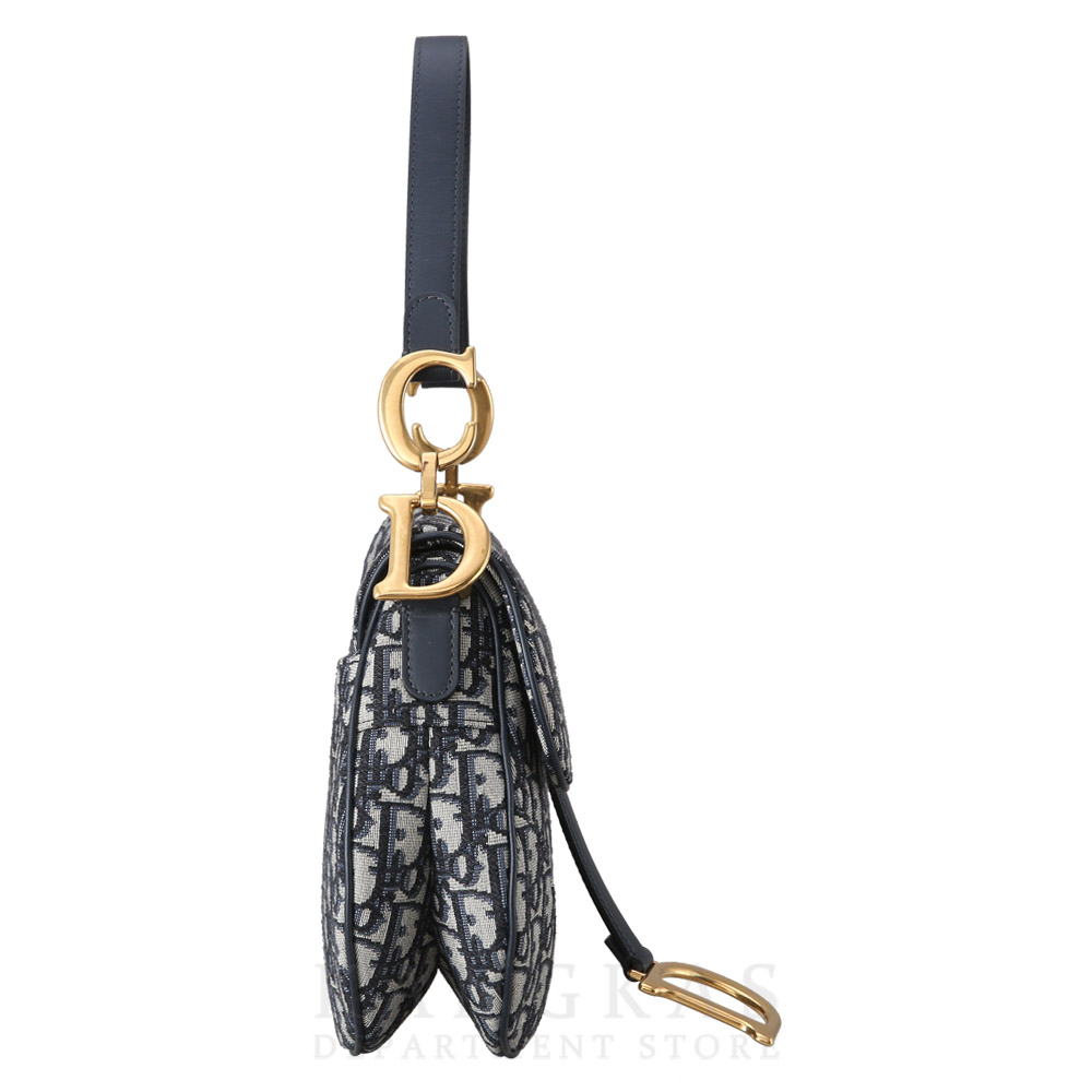 CHRISTIAN DIOR(USED)크리스찬디올 오블리크 새들 미디움 백